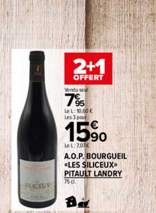 a.o.p. bourgueil "les siliceux" pitault landry