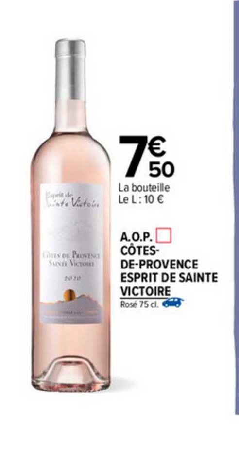 a.o.p. côtes-de-provence esprit de sainte victoire