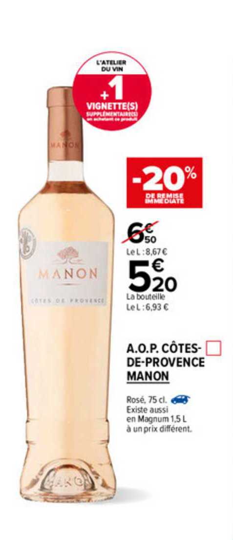 a.o.p. côtes-de-provence manon
