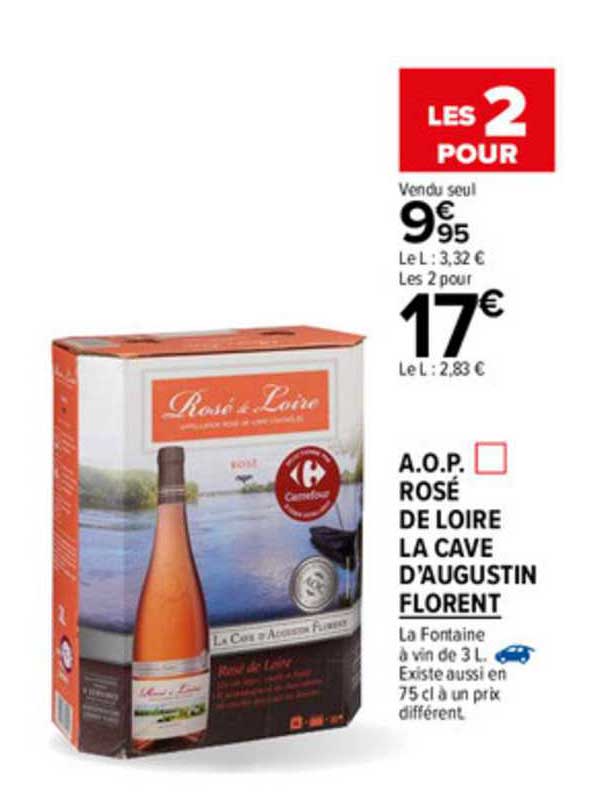 a.o.p. rosé de loire la cave d'augustin florent