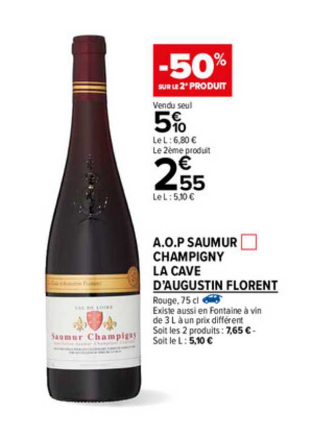 a.o.p. saumur champigny la cave d'augustin florent