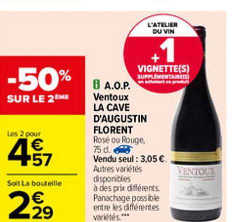 a.o.p. ventoux la cave d'augustin florent