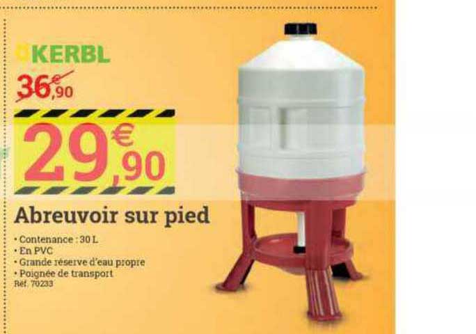 abreuvoir sur pied kerbl