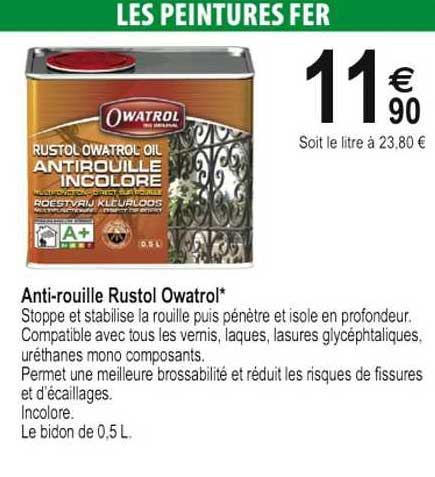 Anti-rouille Rustol Owatrol