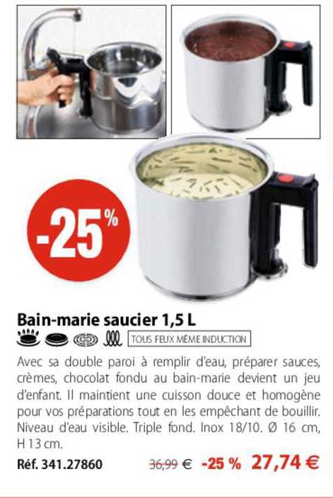 bain-marie saucier 1,5 l