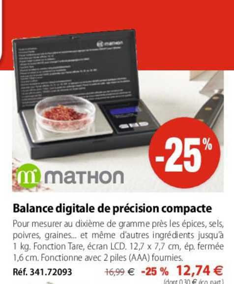 balance digitale de précision compacte