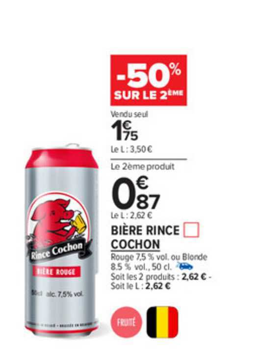 bière rince cochon