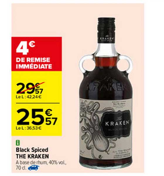 black spiced the kraken