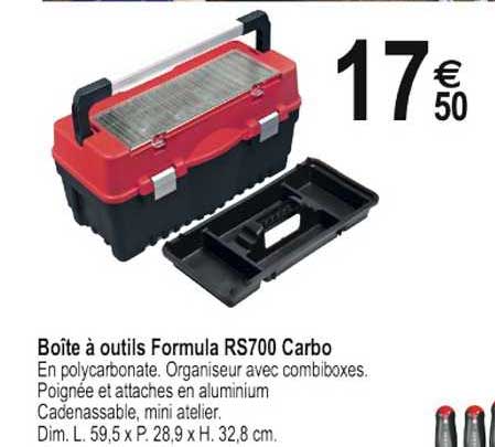 boîte à outils formula rs700 carbo