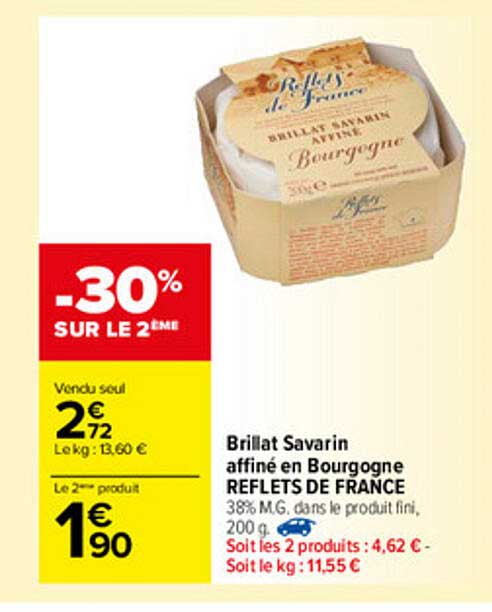 Brillat Savarin Affiné En Bourgogne Reflets De France