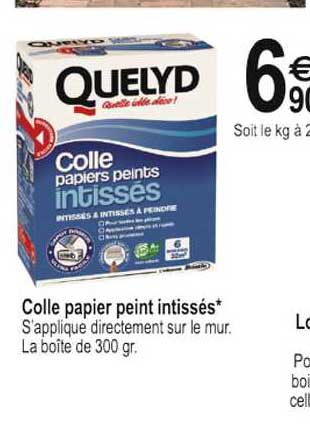 colle papier peint intissés quelyd