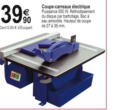 coupe-carreaux électrique