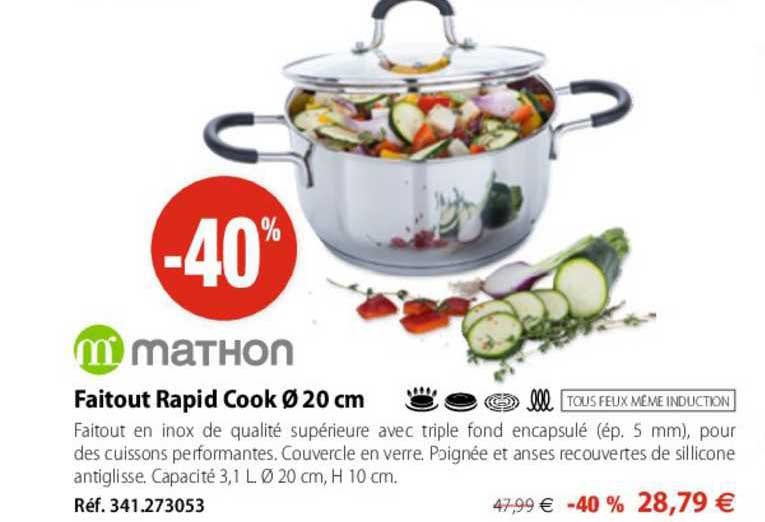 Faitout Rapid Cook 20 Cm
