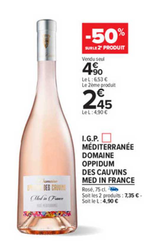 i.g.p. méditerranée domaine oppidum des cauvins med in france