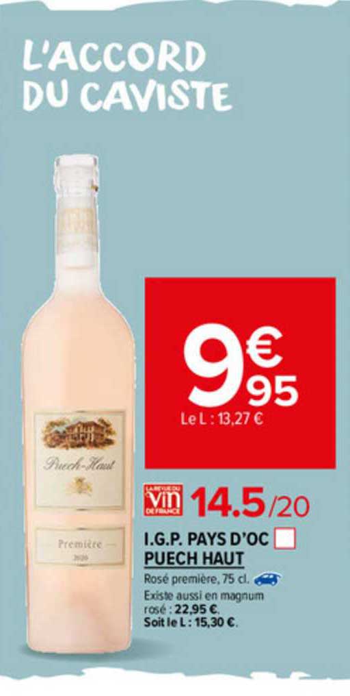 i.g.p. pays d'oc puech haut