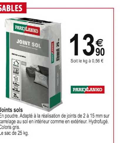 Joints Sols Parexlanko