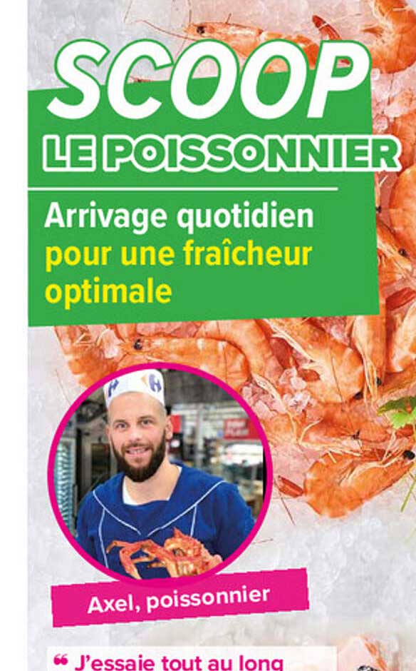le poissonnier : arrivage quotidien pour une fraîcheur optimale