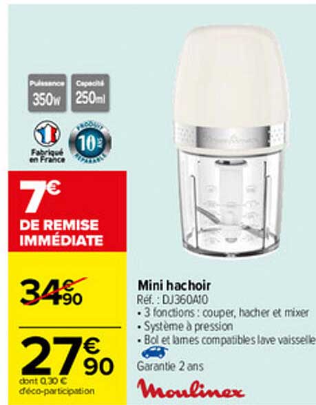 Mini Hachoir Moulinex
