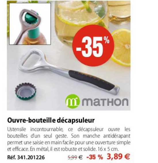ouvre-bouteille décapsuleur