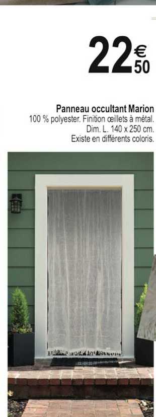 Panneau Occultant Marion