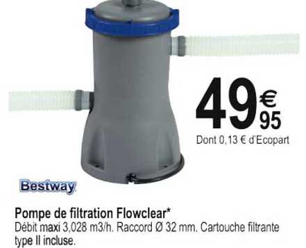 pompe de filtration flowclear bestway