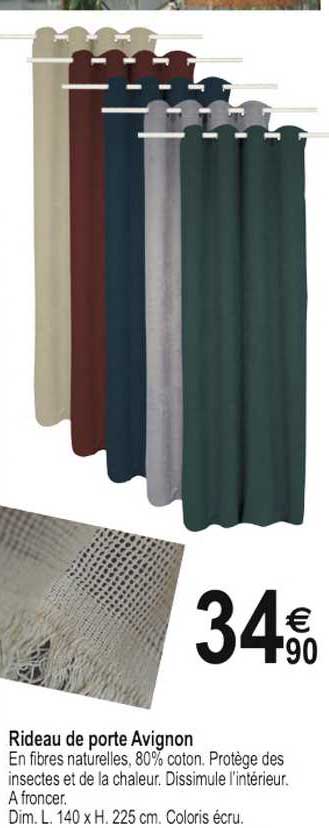 rideau de porte avignon