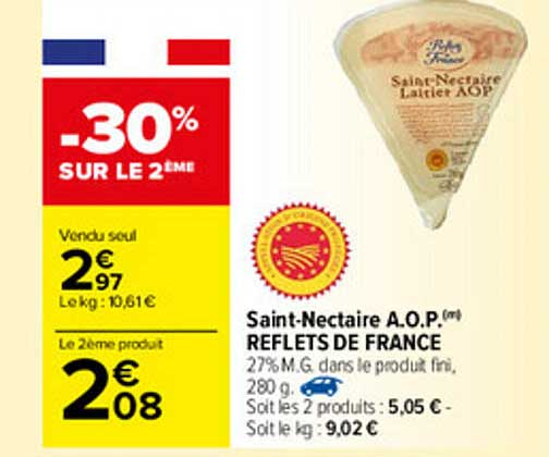 saint-nectaire a.o.p. reflets de france