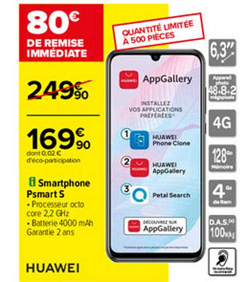 smartphone psmart s huawei