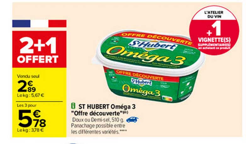 st hubert oméga 3 "offre découverte"