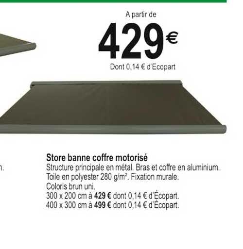 store banne coffre morotisé
