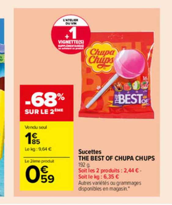 sucettes the best of chupa chups