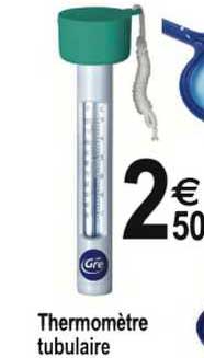 Thermomètre Tubulaire