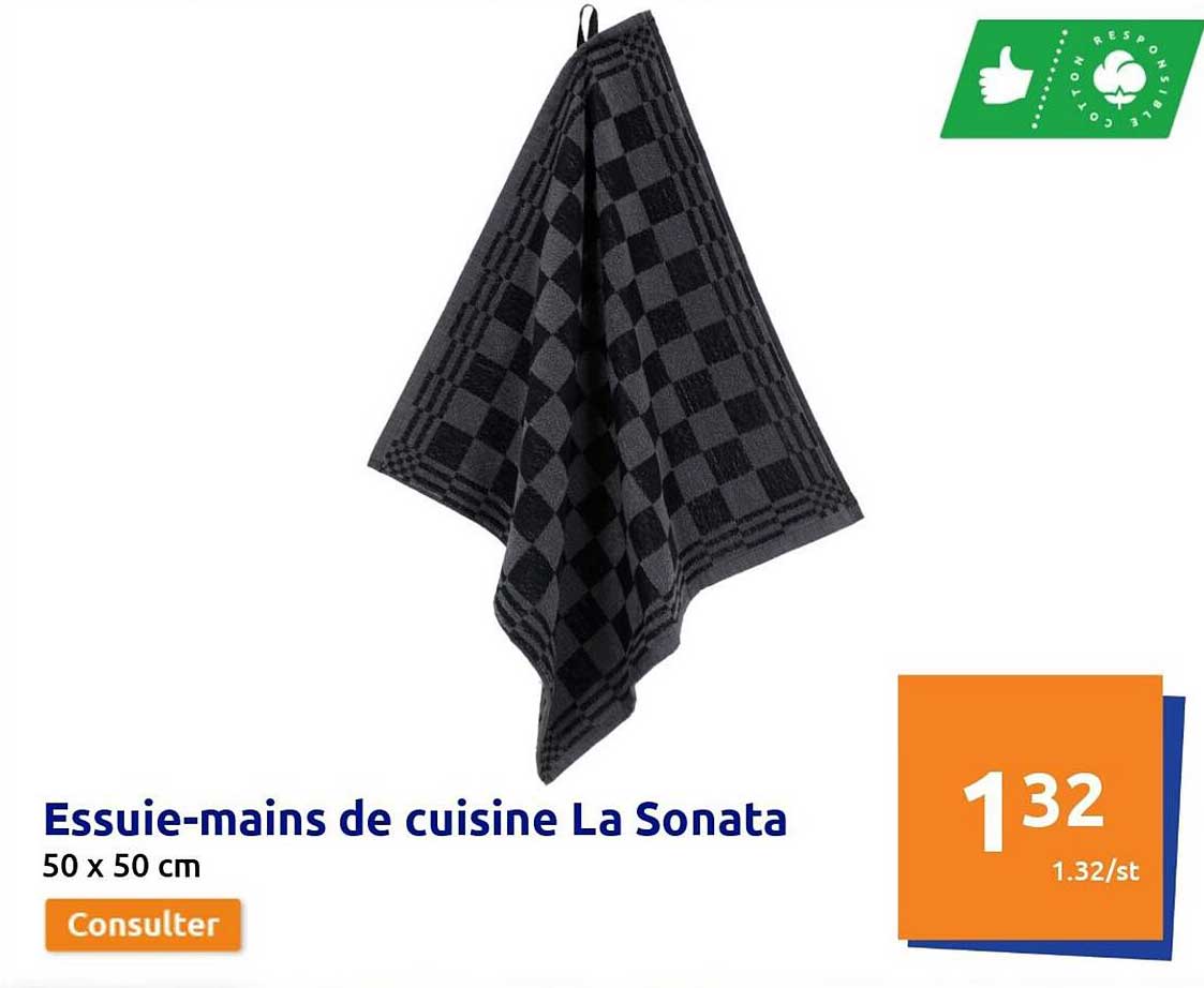 essuie-mains de cuisine la sonata
