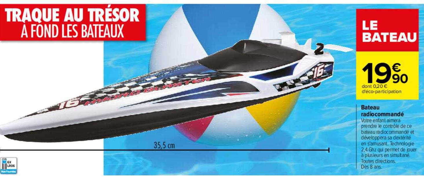 bateau radiocommandé