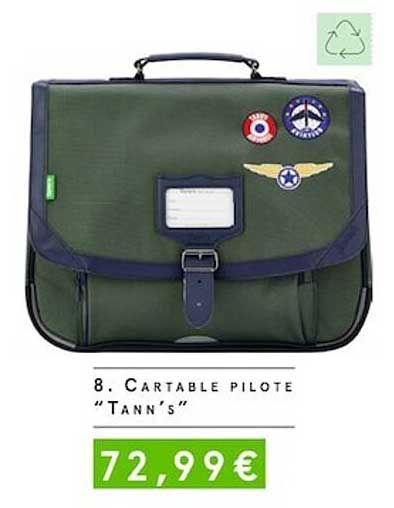 Cartable Pilote "tann's"