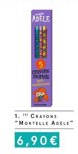 crayons "mortelle adèle"