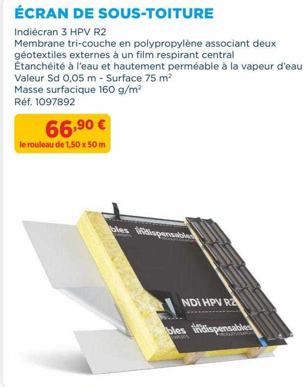 écran De Sous-toiture