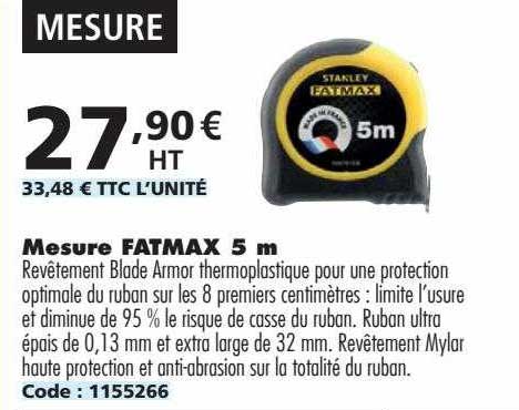 mesure fatmax 5 m