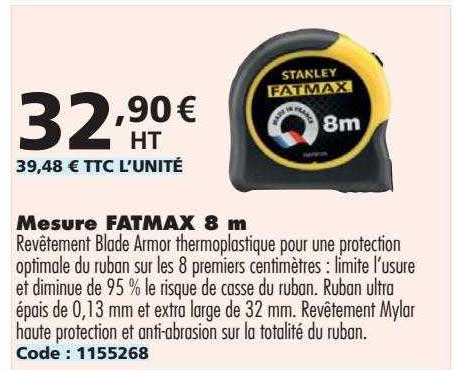 mesure fatmax 8 m