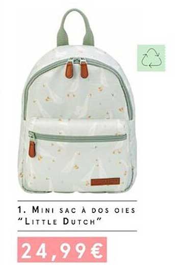 mini sac à dos oies "little dutch"
