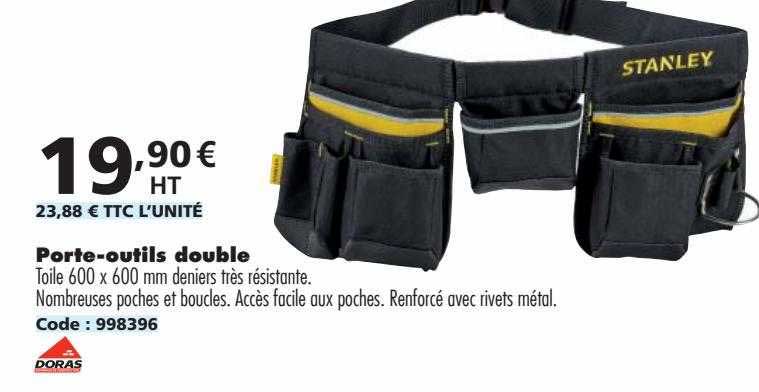Porte-outils Double Stanley