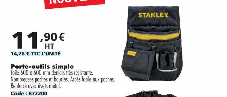 porte-outils simple stanley