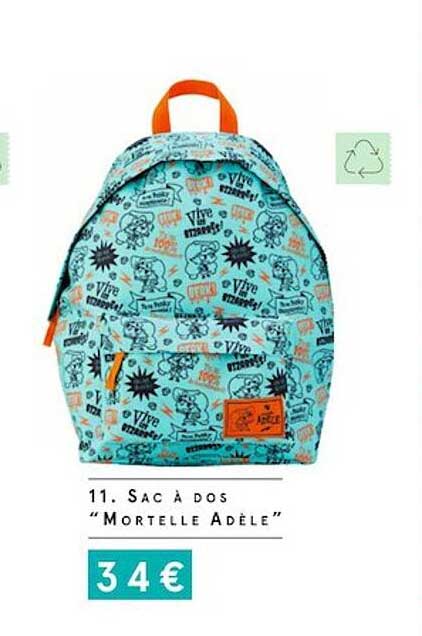 sac à dos "mortelle adèle"