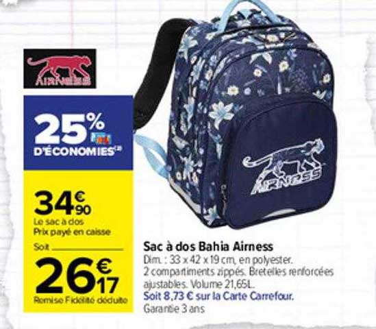 sac à dos bahia airness