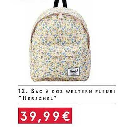 Sac à Dos Western Fleuri "herschel"