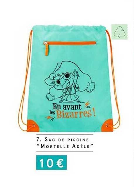 sac de piscine "mortelle adèle"