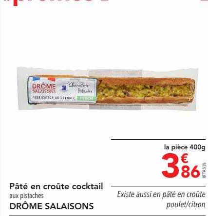 pâté en croûte cocktail drôme salaisons