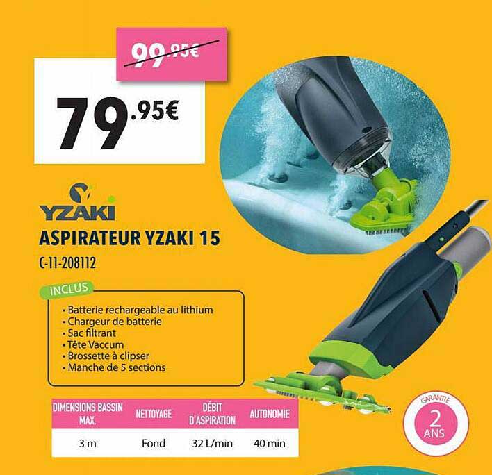 aspirateur yzaki 15