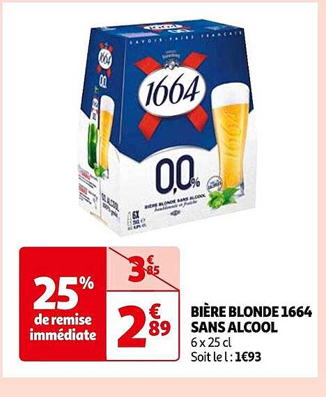 Bière Blonde 1664 Sans Alcool