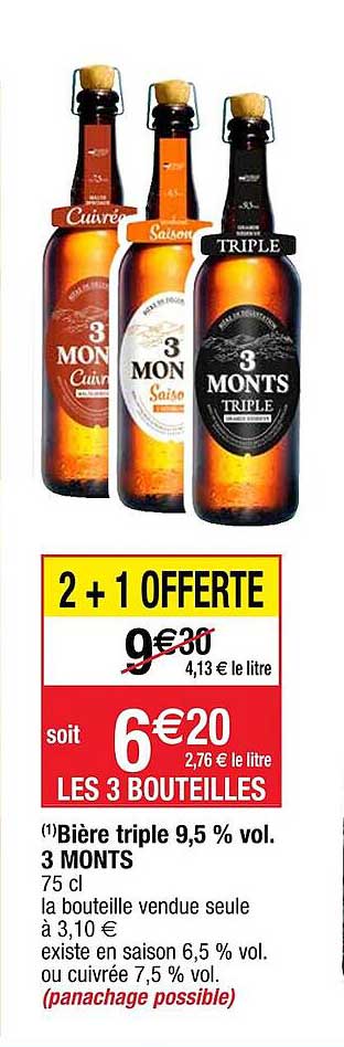 bière triple 3 monts
